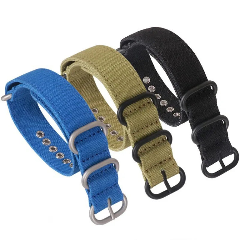 Nylon Army Watch Band 18–22mm