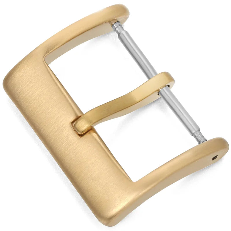 304L Stainless Steel Pin Watch Buckle 16–20mm (Matte/Polished,