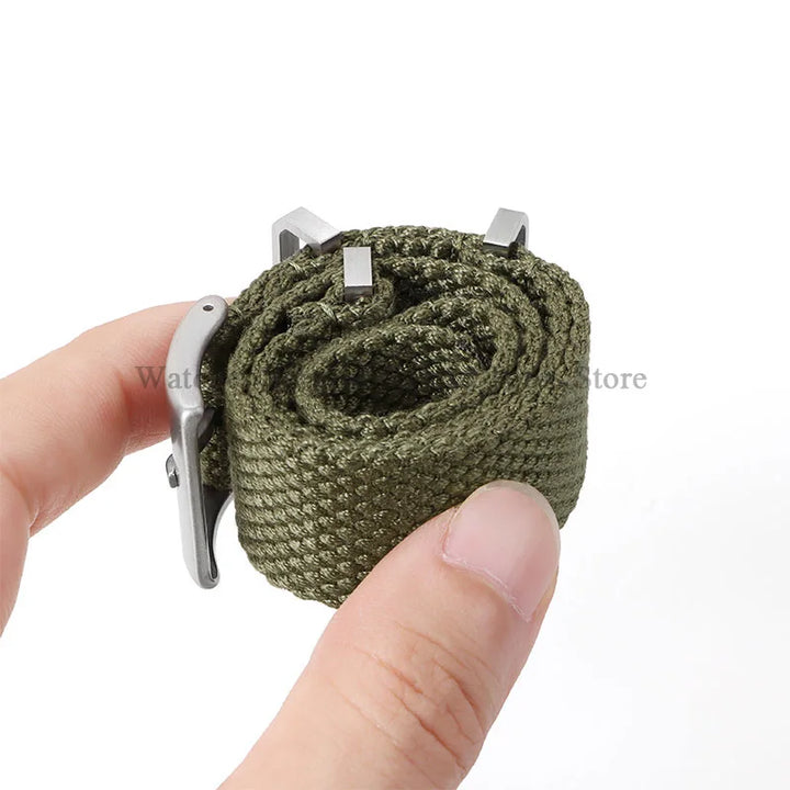Cotton Nylon Military Watch Strap 20/22mm (Sport Band)