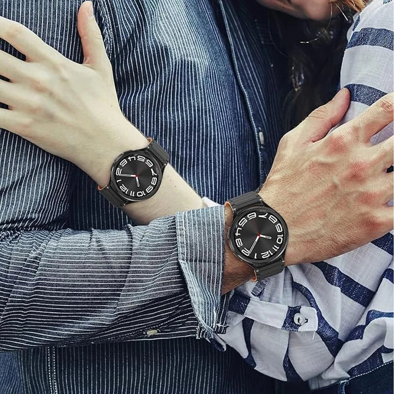 Magnetic Silicone Strap for Samsung Galaxy Watch – 40/44/45mm, No Gaps