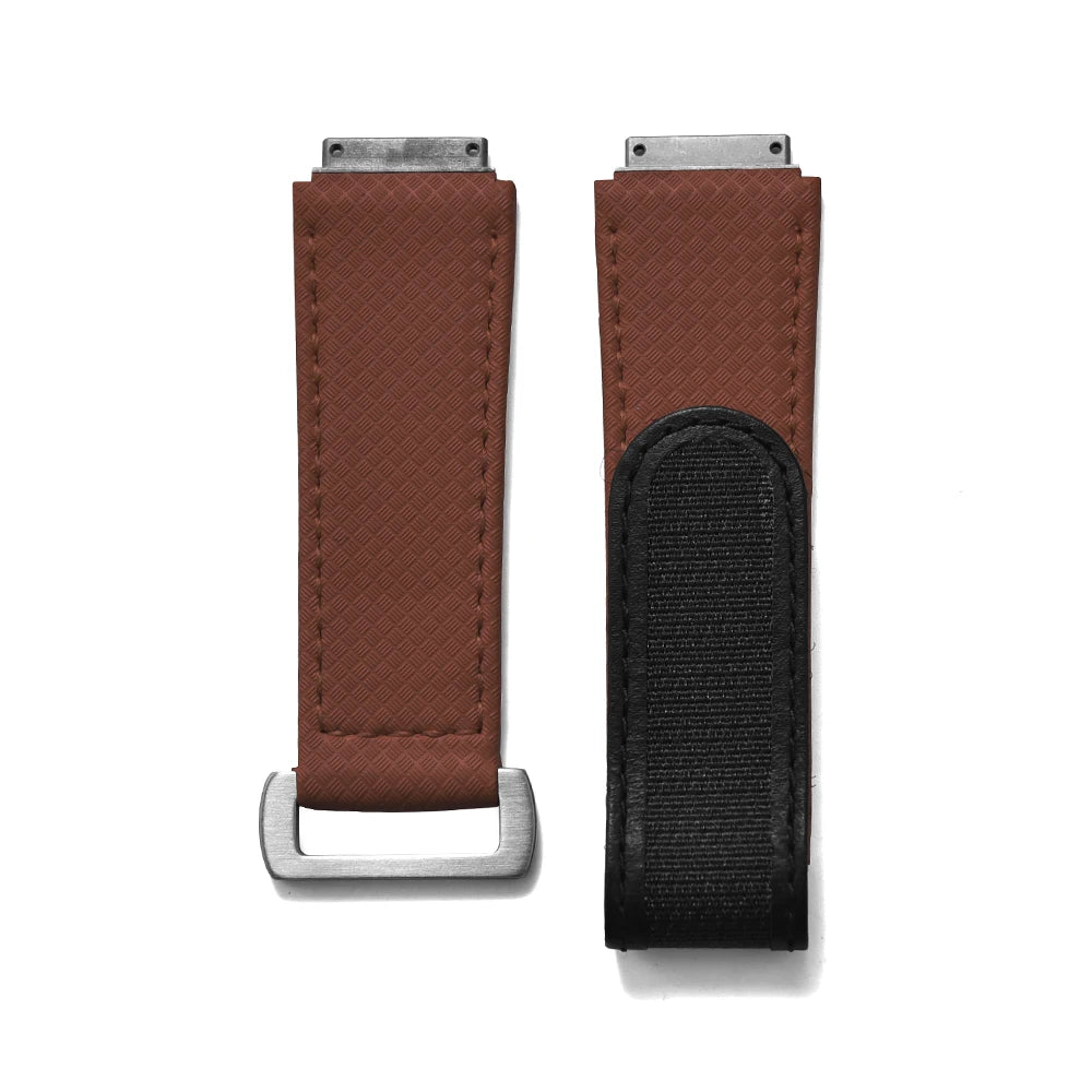 JUELONG For Richard Mille Elastic Nylon RM67 Model Fluorine Rubber Watch Band Men Ustomized FKM Sailcloth Rubber Strap Replace