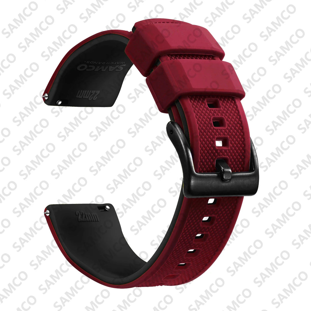 Premium Silicone Quick-Release Watch Band 18/20/22mm