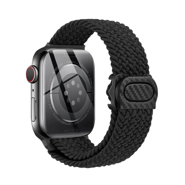 Strap For Apple watch band 44mm 42mm 40mm 45mm 46mm 41mm 49mm Braided Solo Correa Bracelet iWatch Series 9 8 10 7 6 5 4 se Ultra