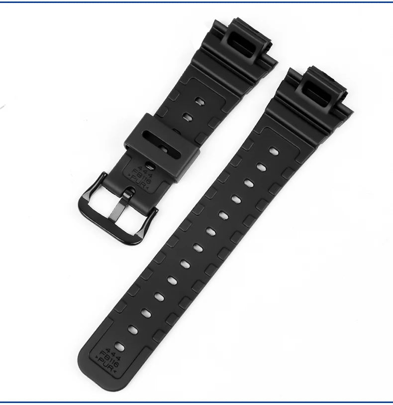 Anti-Allergy Resin Watch Strap with Stainless Steel Buckle for Casio G-Shock DW & GW Serie