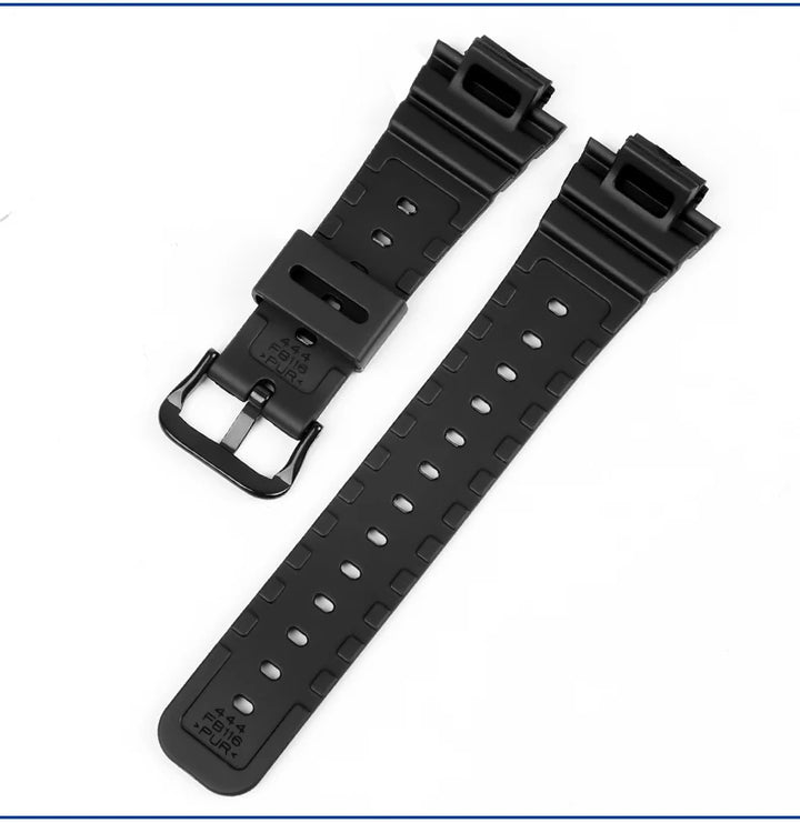 Anti-Allergy Resin Watch Strap with Stainless Steel Buckle for Casio G-Shock DW & GW Serie