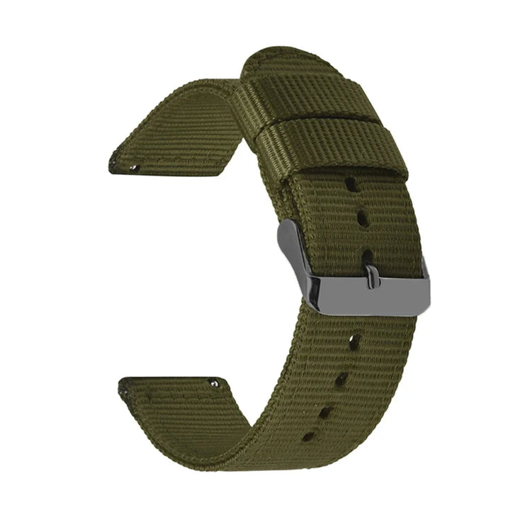 18mm 20mm 22mm 24mm Quick Release Watch Band Canvas Nylon Watch Strap for Garmin Fenix 5x Gps for Huawei Gt2 Wristband Bracelet