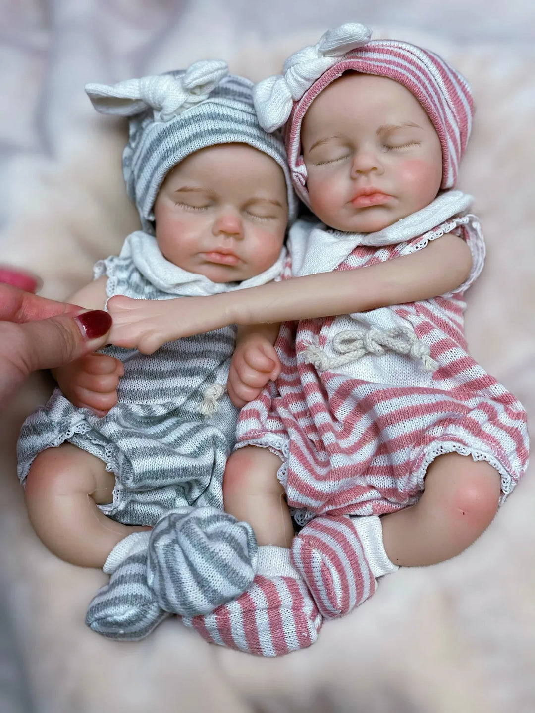 13″ Silicone Loulou Reborn Baby Doll – Open Mouth Realistic Baby