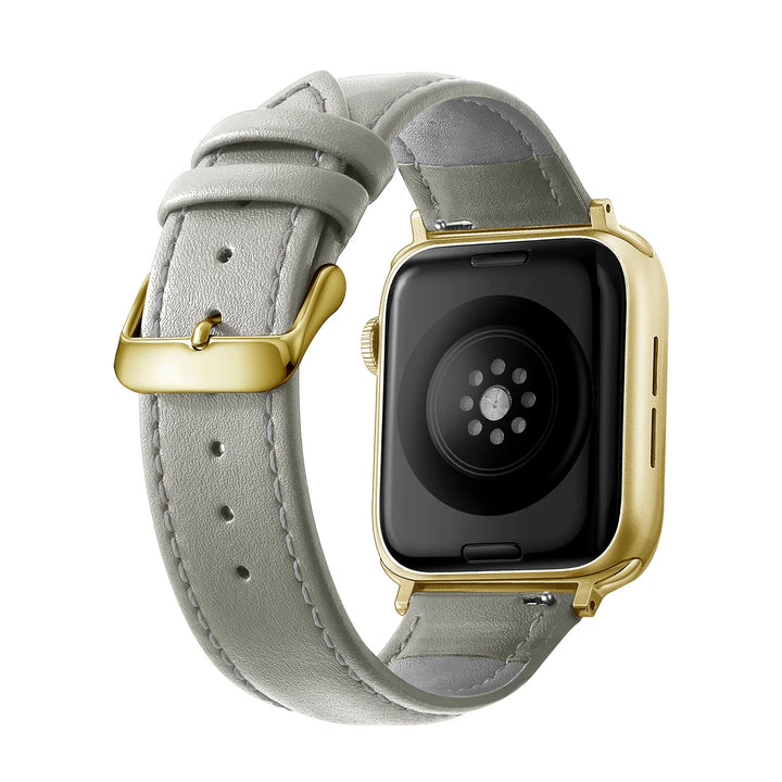 Genuine Leather Apple Watch Band 40–49mm for iWatch Series 3–8 & Ultra