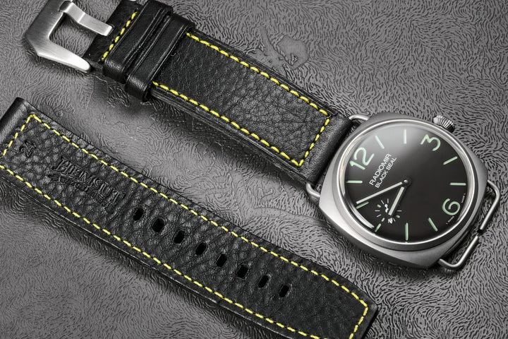 HEMSUT Genuine Leather Watch Band for Panerai (20-26mm)