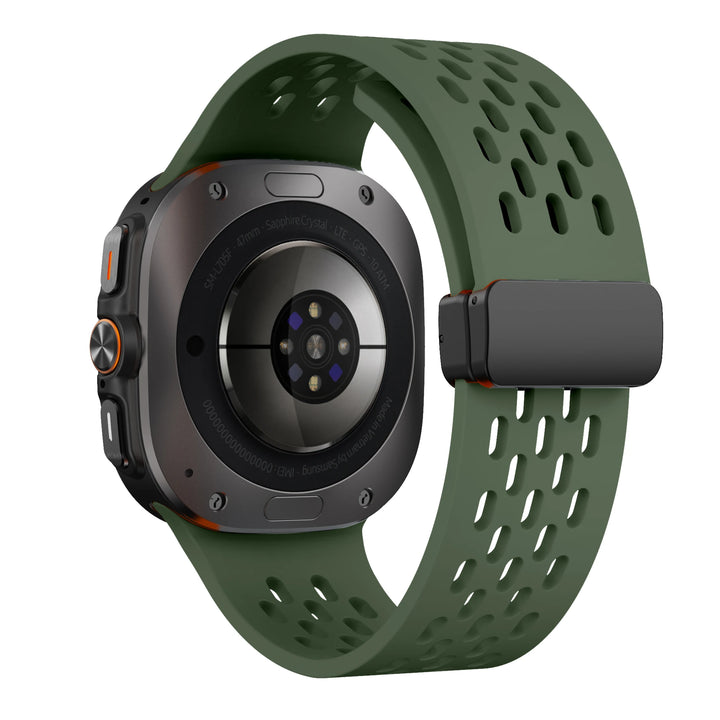 Breathable Silicone Magnetic Strap for Samsung Galaxy Watch Ultra 47mm