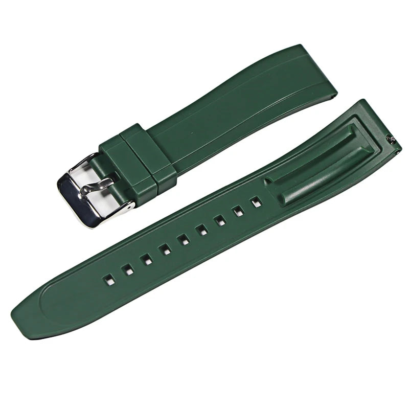 Premium Vulcanized Rubber Watch Strap – 20–24mm Quick Release