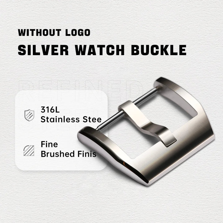 Maikes Rose Gold 316L Stainless Steel Watch Buckle – 18/20/22mm, Clasp for IWC, Omega & Rolex