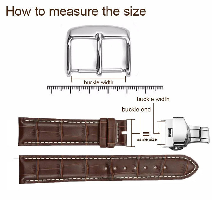 Wholesale Stainless Steel Watch Buckles – 12–28mm, 19 Styles, Silver
