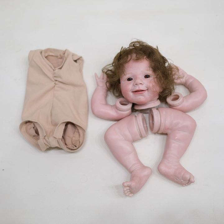 20″ April Awake Painted Reborn Doll Kit – Lifelike Soft Touch DIY Parts
