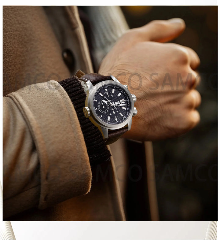 SAMCO Leather Watch Band 12–24mm (With Tool)