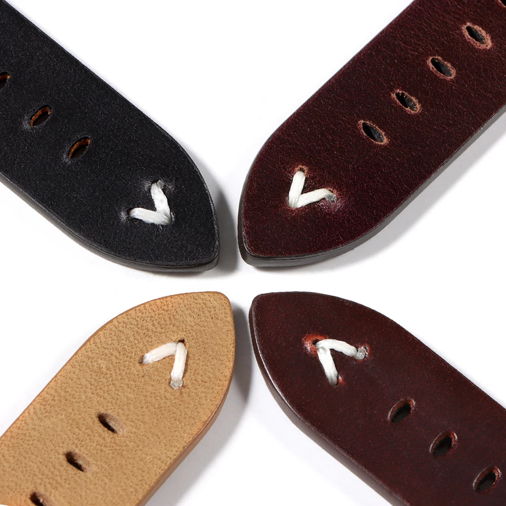 Premium Cowhide Leather Watch Strap 20/22mm (Quick Release)
