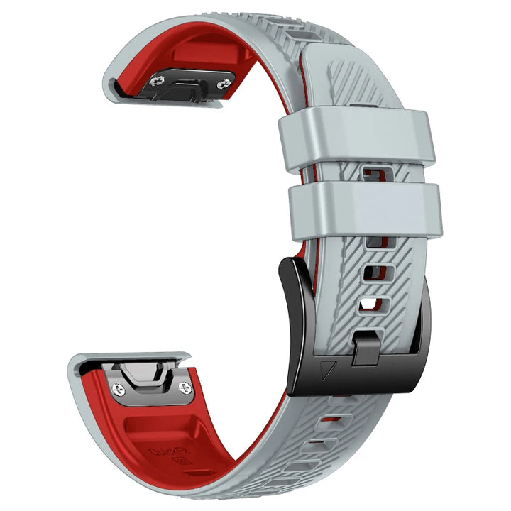 QuickFit Silicone Watch Strap 22/26mm for Garmin Fenix, MARQ, Epix & D2 Series