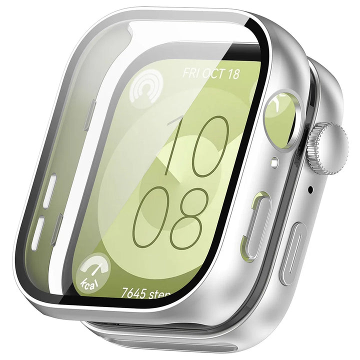PC+Glass Screen Protector Case for Huawei Watch Fit 3