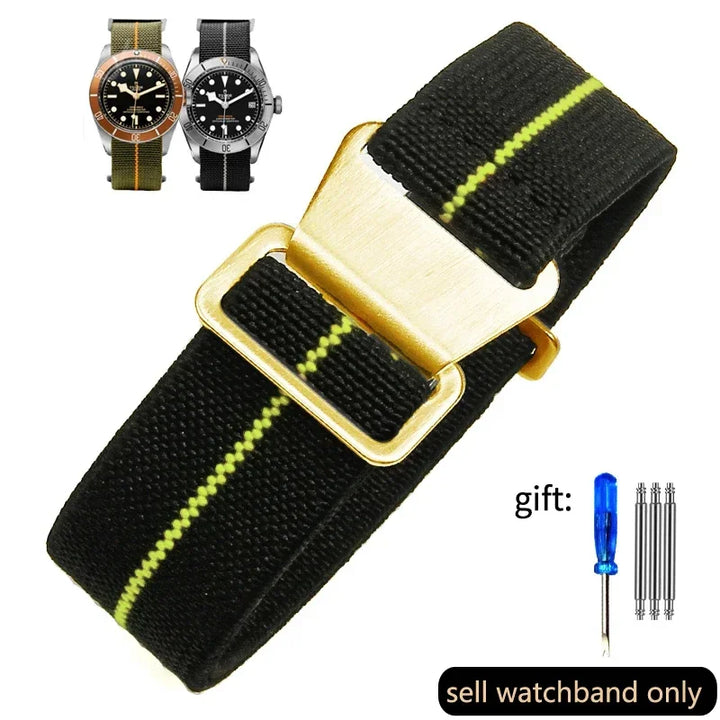 French Army Nylon Watch Band 18–22mm