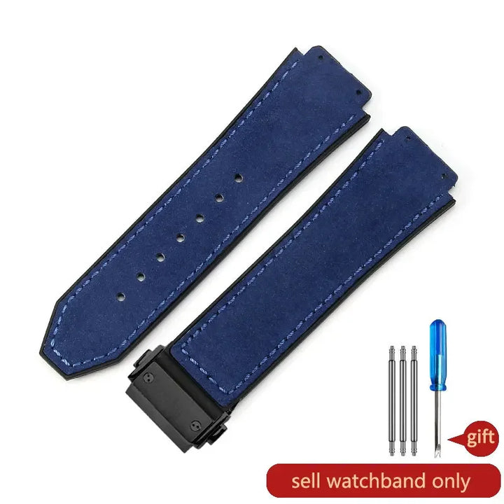 Hublot Big Bang Yuki Leather Watch Strap – Waterproof Suede, Durable