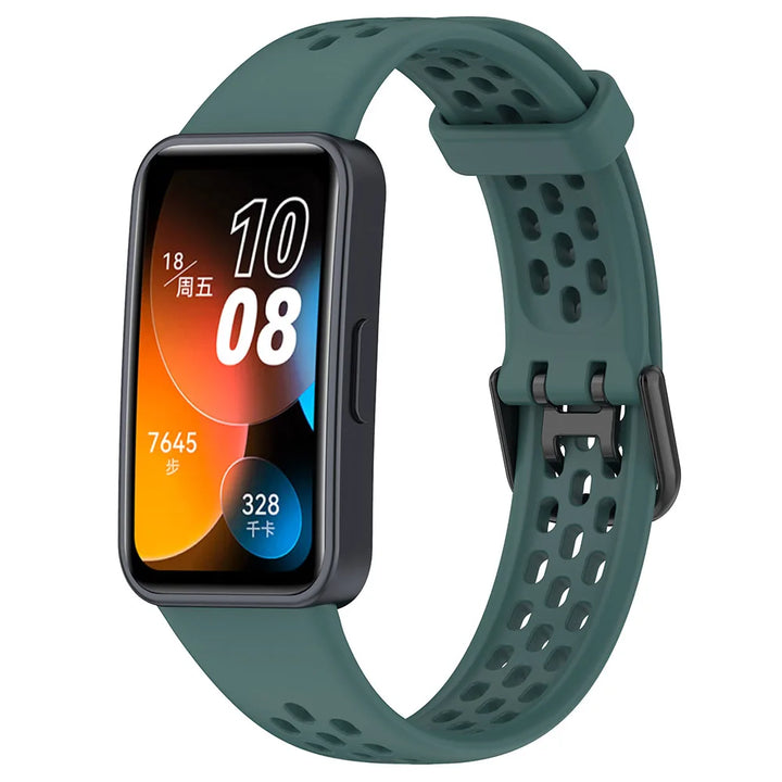 Breathable Silicone Watch Strap for Huawei Band 8/9/10