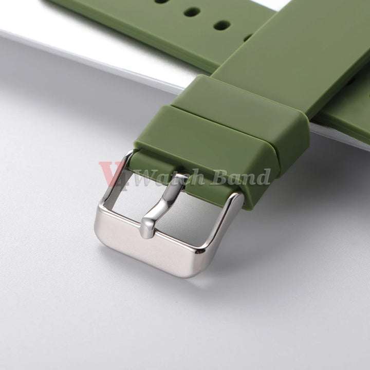 Silicone Watch Band Rubber Wrist Straps 18mm 20mm 22mm 24mm Watch Strap for Galaxy Replace Bands for Oris for Seiko for Citizen