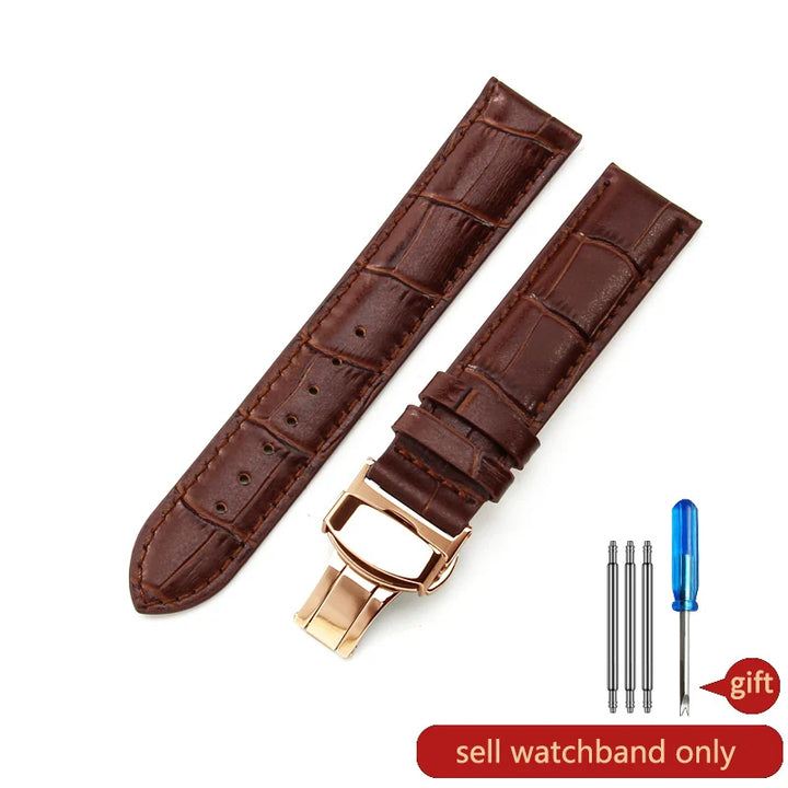 Genuine Leather Watch Strap for Tissot Le Locle T41 (1853)