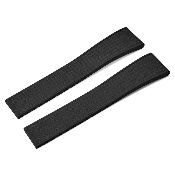 JUELONG Mosaic FKM Rubber CTS Strap 20mm 22mm Quick Release Spring Clasp For Perfect Fit Flat End Universal Watch Straps