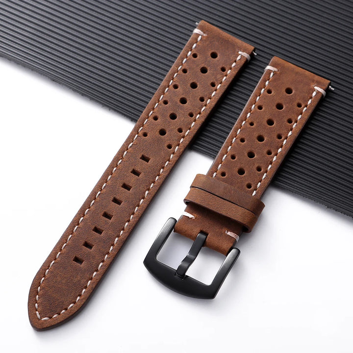 Soft Cowhide Leather Watch Band 18–24mm for Huawei Watch GT4/GT5