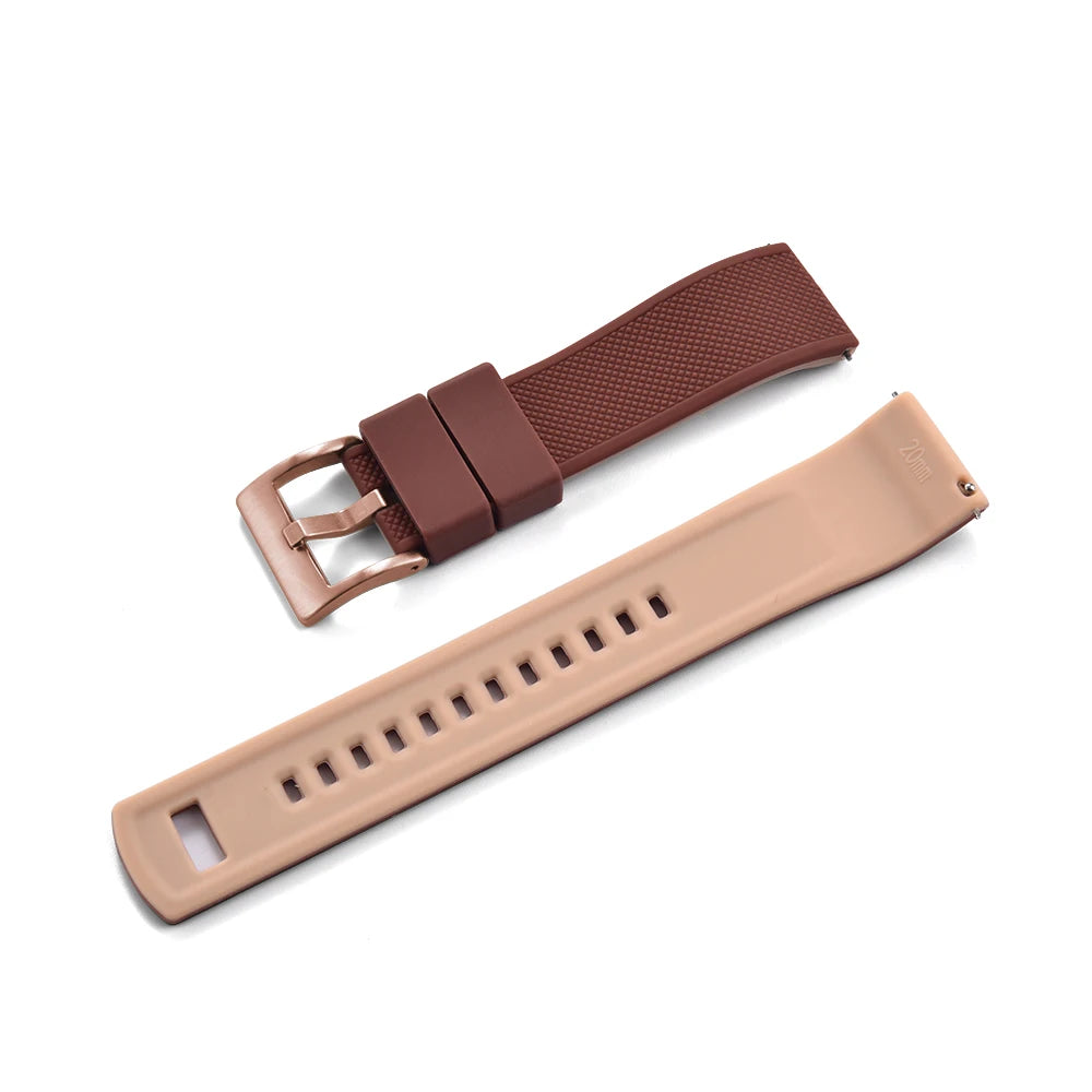 JUELONG Premium Silicone Watch Band Quick Release Rubber Watch Strap 20mm Watch Strap Watch Replacement Watchband