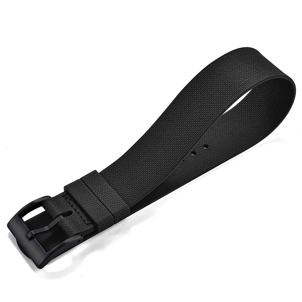 Fit For Tudor Style Ranger Rolex Daytona Fluororubber Watch Strap 20mm 21mm 22mm Waterproof Super Soft FKM Belt Watch Band