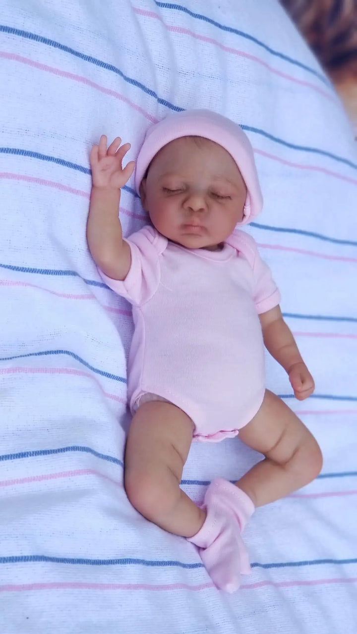 NPK 10″ Mini Reborn Doll Luna — Soft Real Touch