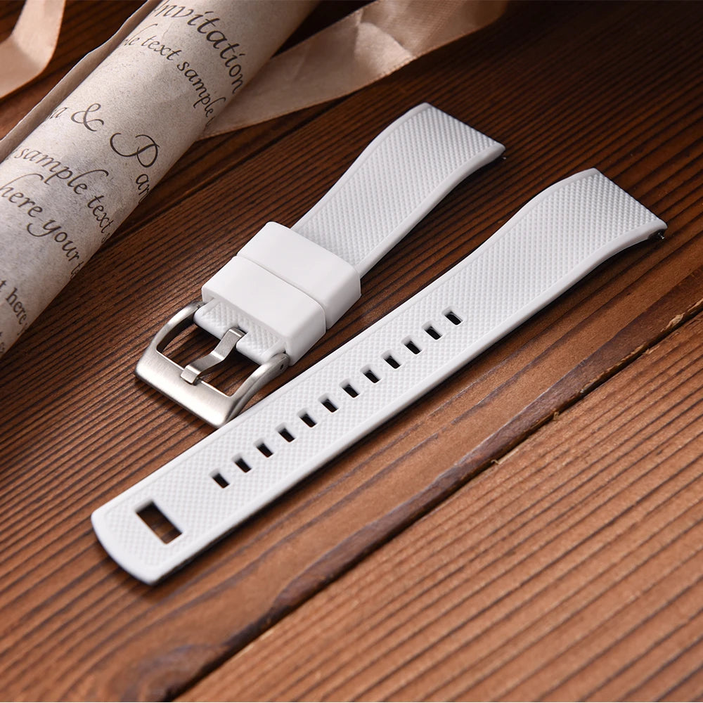 JUELONG Premium Silicone Watch Band Quick Release Rubber Watch Strap 20mm Watch Strap Watch Replacement Watchband