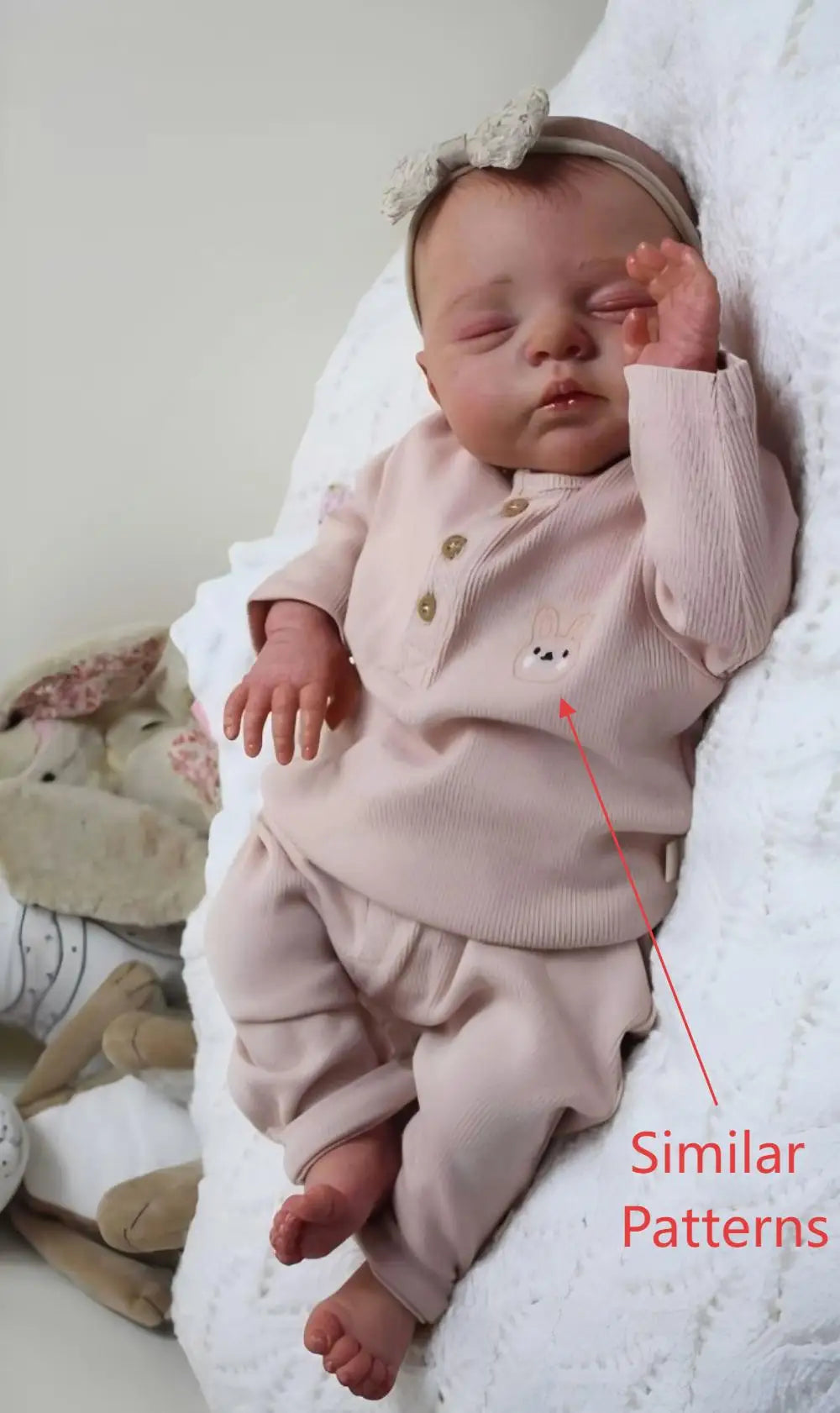 19" Irys Realistic Newborn Vinyl Reborn Doll