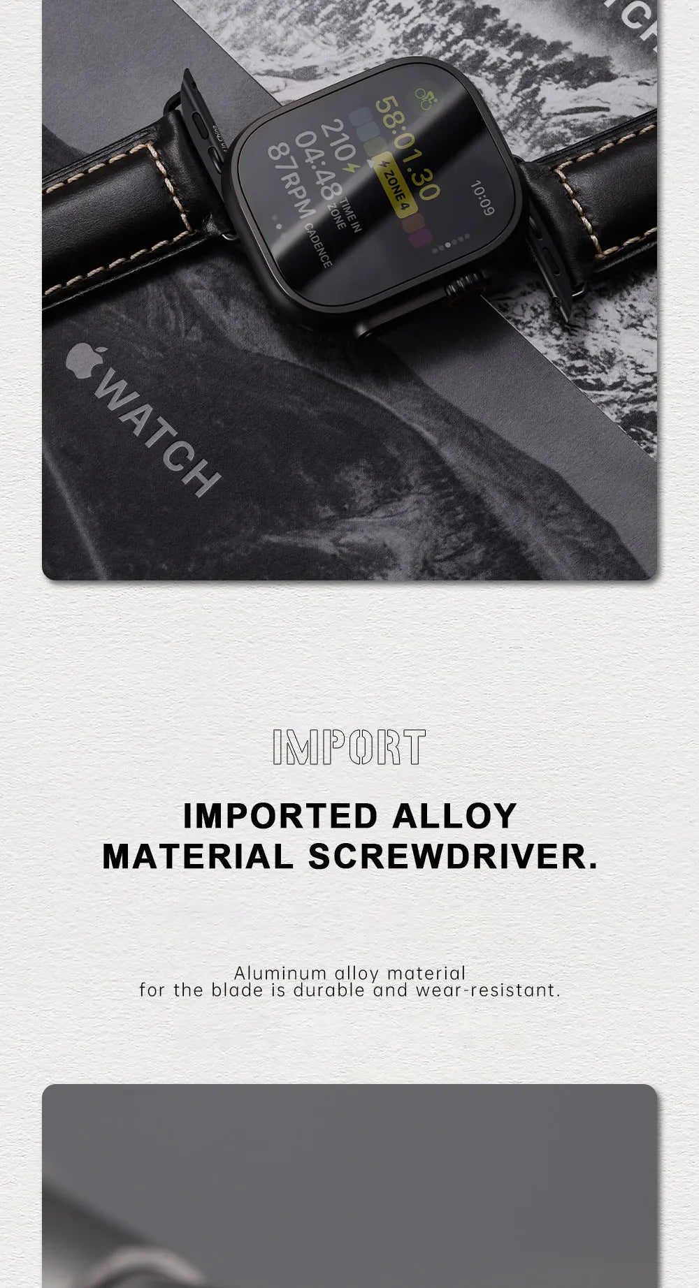 2pcs Original 1:1 Apple Watch Series 10 Ultra Adapter For Apple Watch Strap 49mm 46mm 42mm Stainless Steel Connector