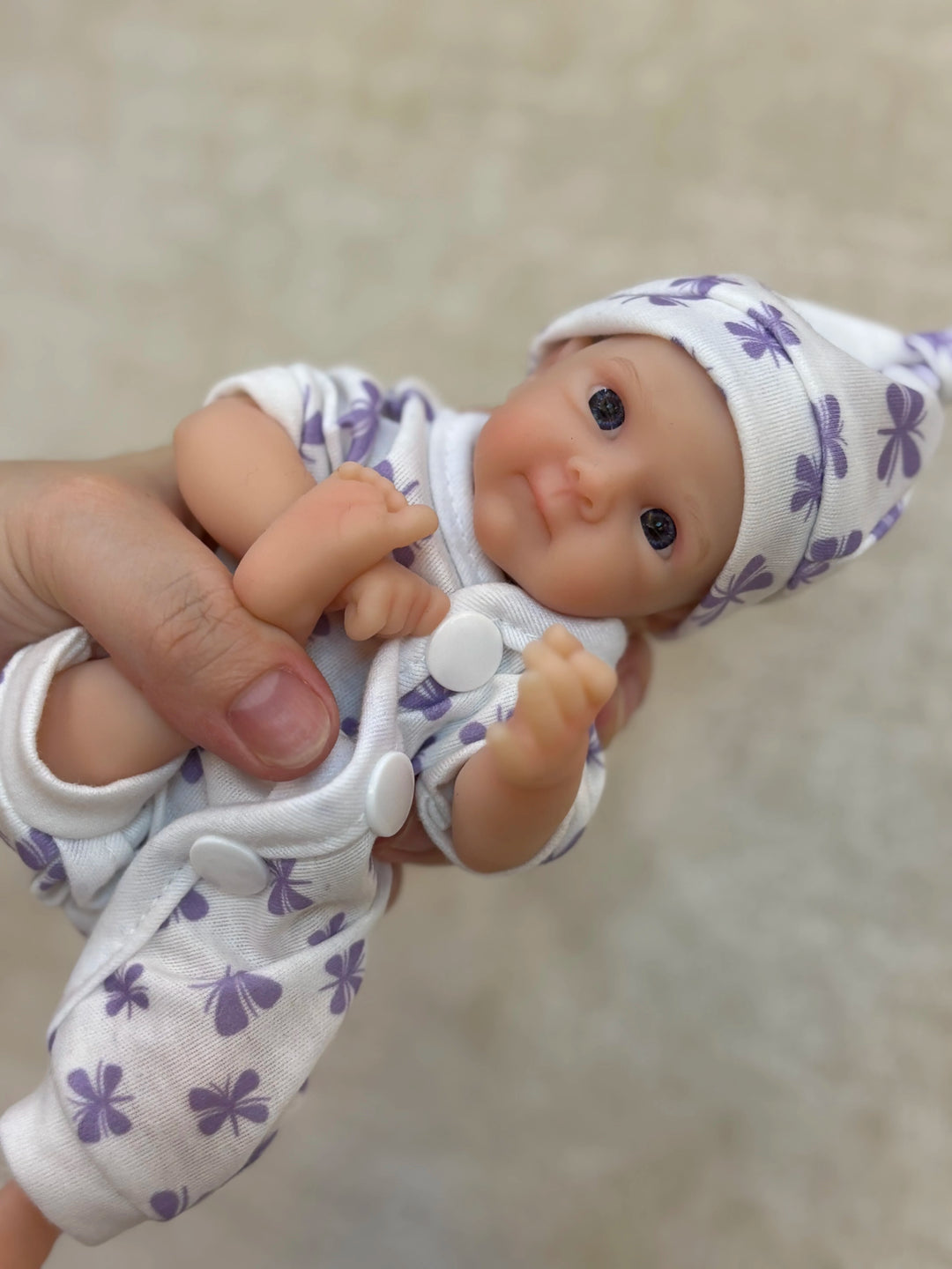 20 cm 2‑Style Waterproof Soft Mini Silicone Bebe Reborn Dolls
