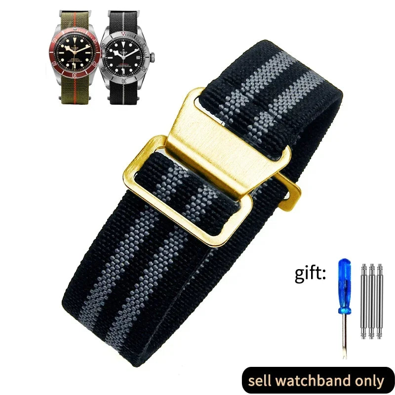 French Army Nylon Watch Band 18–22mm