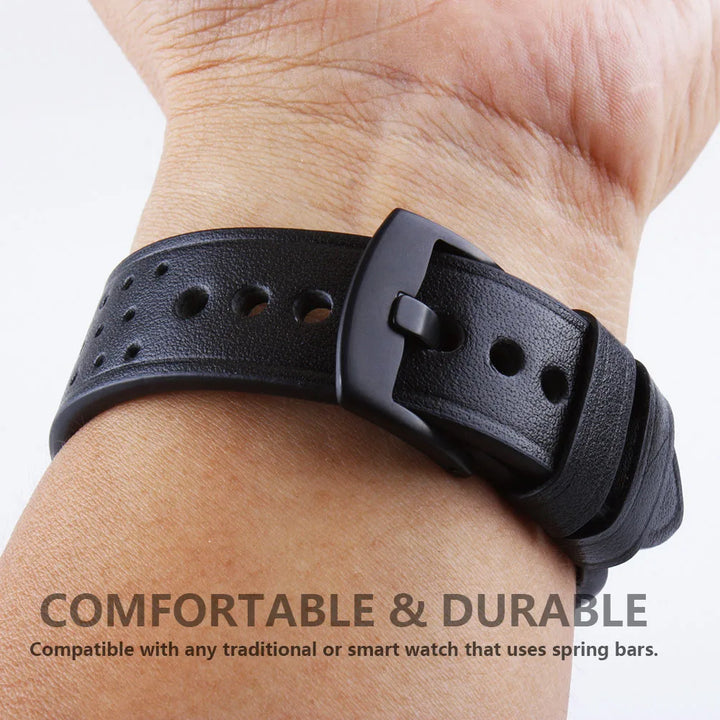 Fashion Quick Release Top Grain Leather Watch Band 20mm 22mm