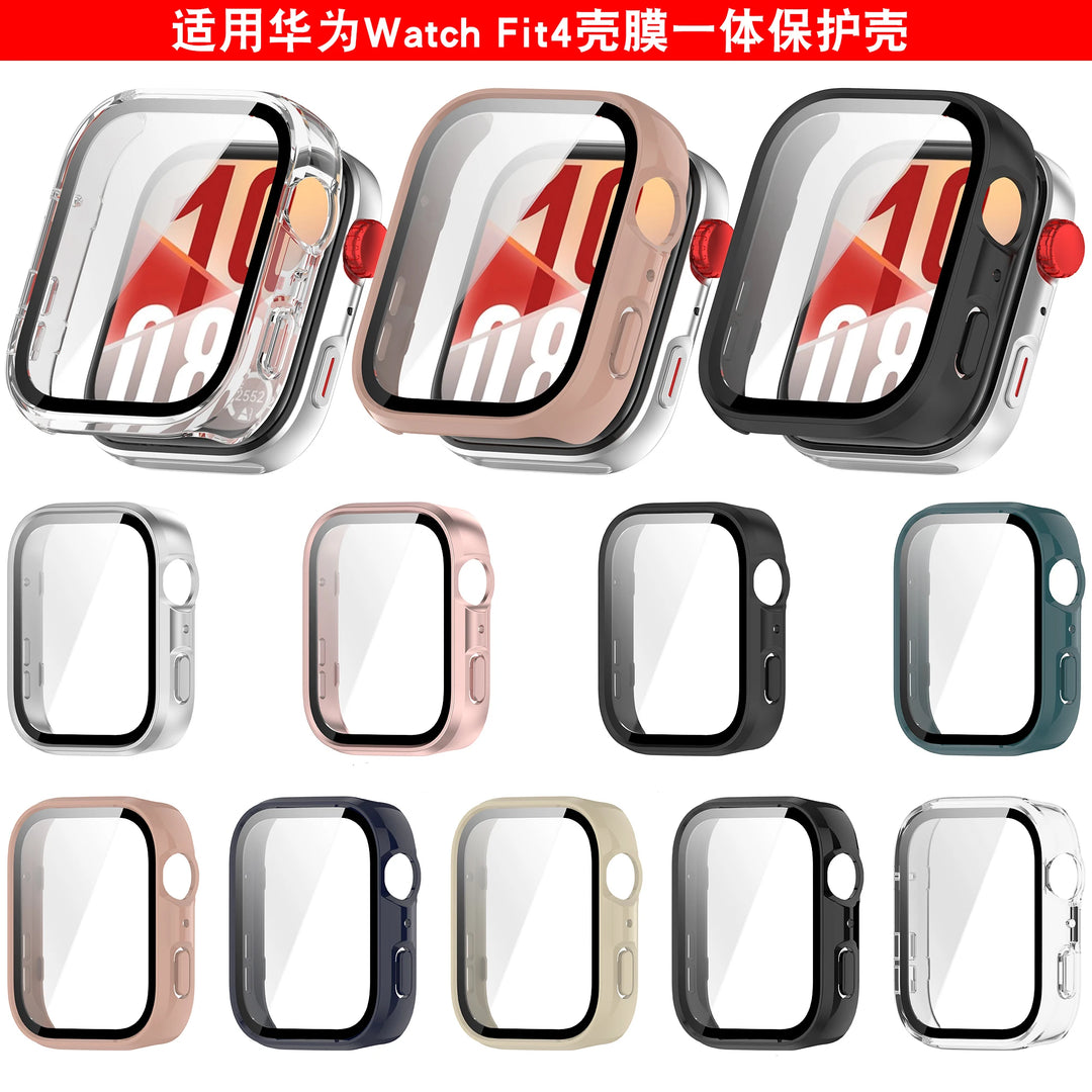 PC+Glass Full Protective Case for Huawei Watch Fit 4/Pro