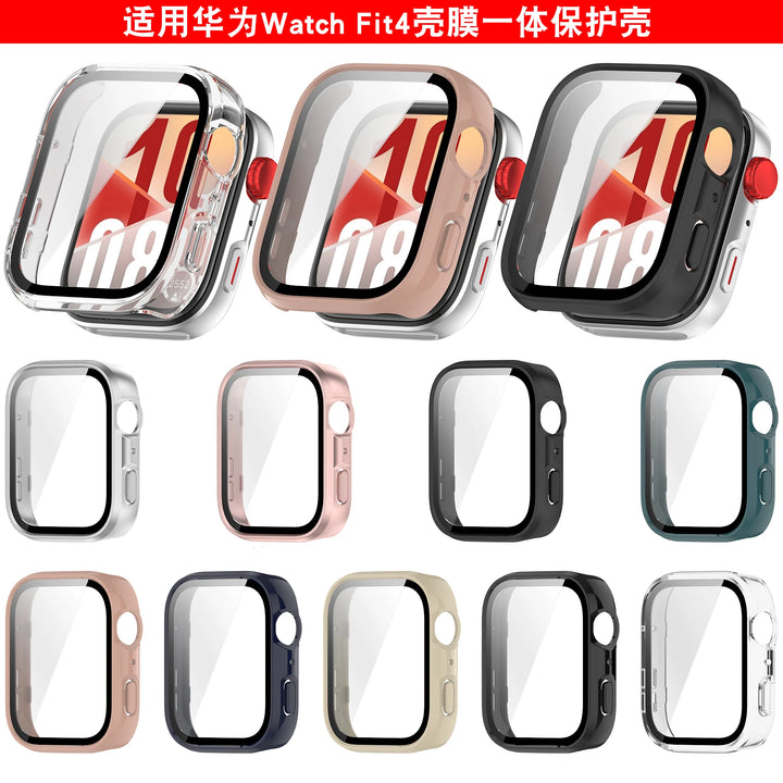 PC+Glass Full Protective Case for Huawei Watch Fit 4/Pro