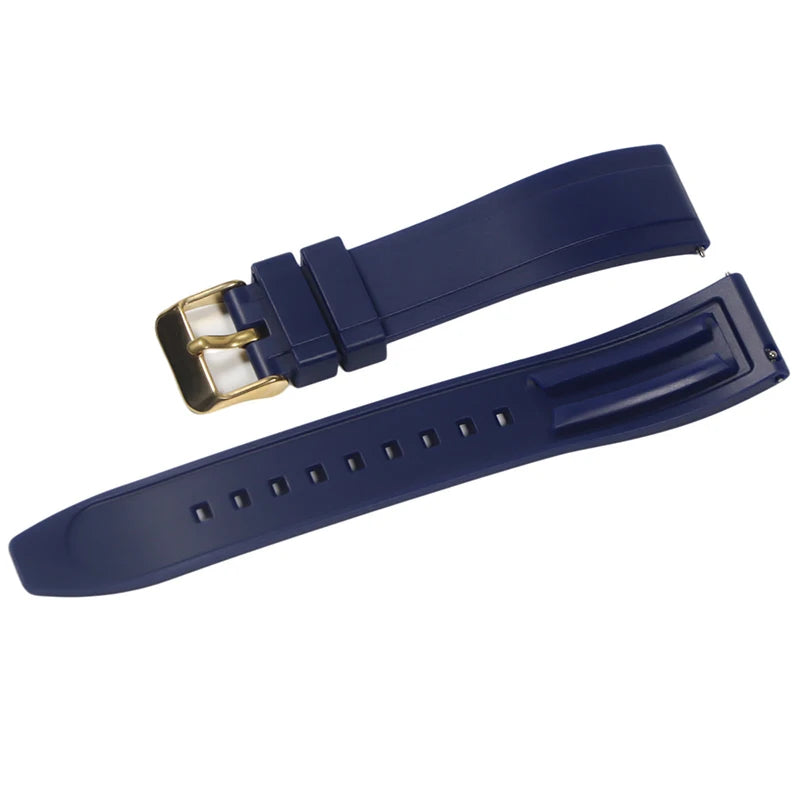 Premium Vulcanized Rubber Watch Strap – 20–24mm Quick Release