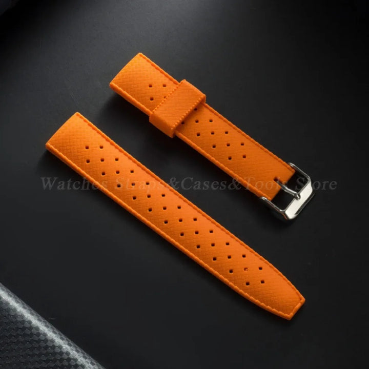 Premium Grade Tropic Silicone Watch Strap 20mm 22mm For Seiko For Oris For Omega Quick Release Diving Waterproof Rubber Bracelet