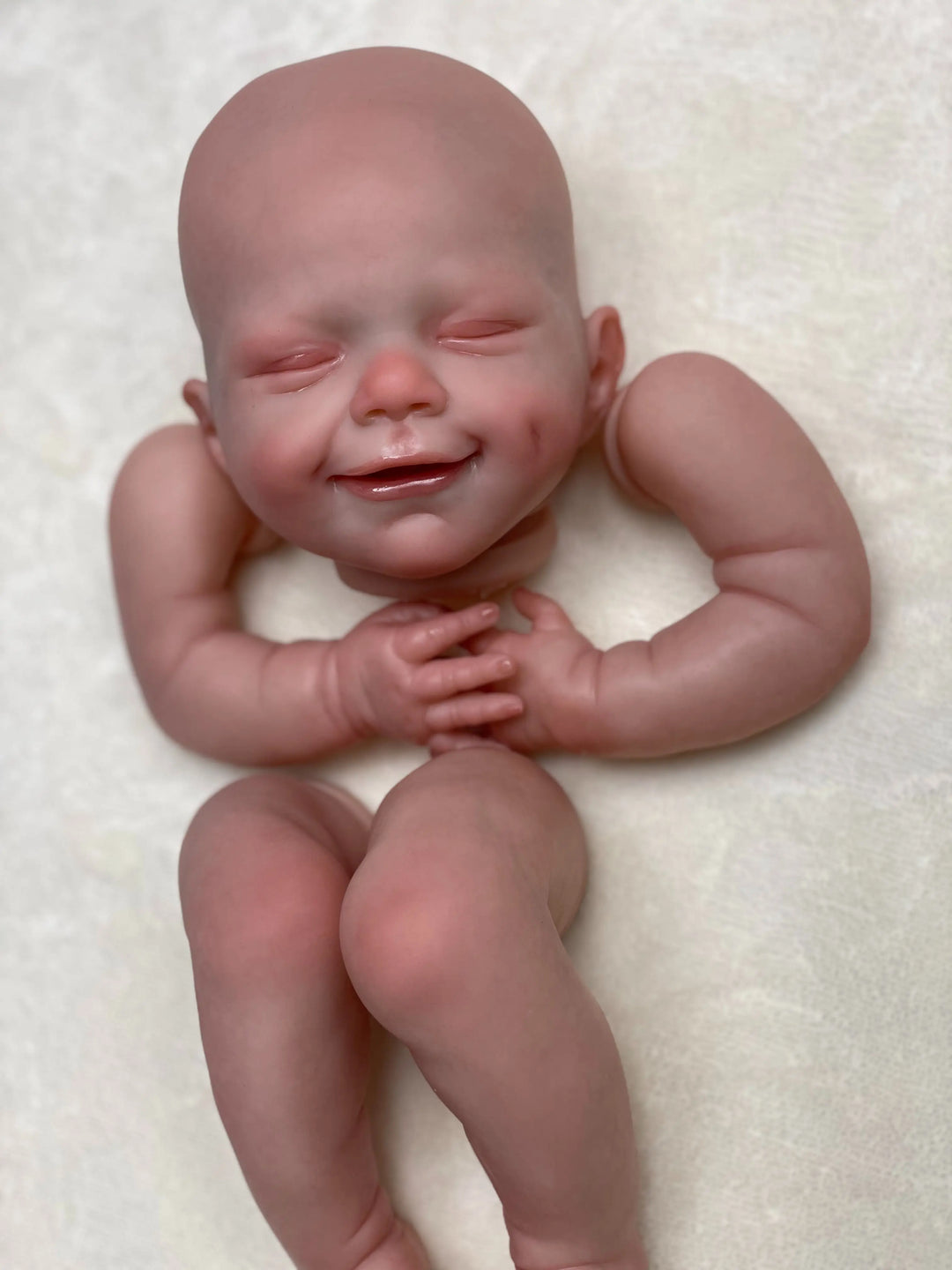 18″ April Smile Customizable Reborn Doll Kit – Semi‑Finished Painted Parts