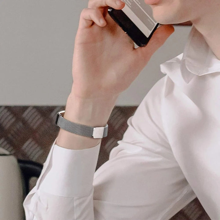 Stainless Steel Magnetic Strap for Xiaomi Mi Band 8, 9, 10