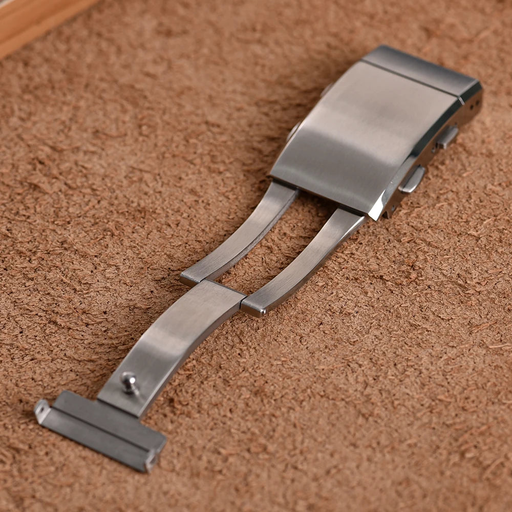 316L Stainless Steel Watch Buckle – 18-22mm Adjustable Double Push