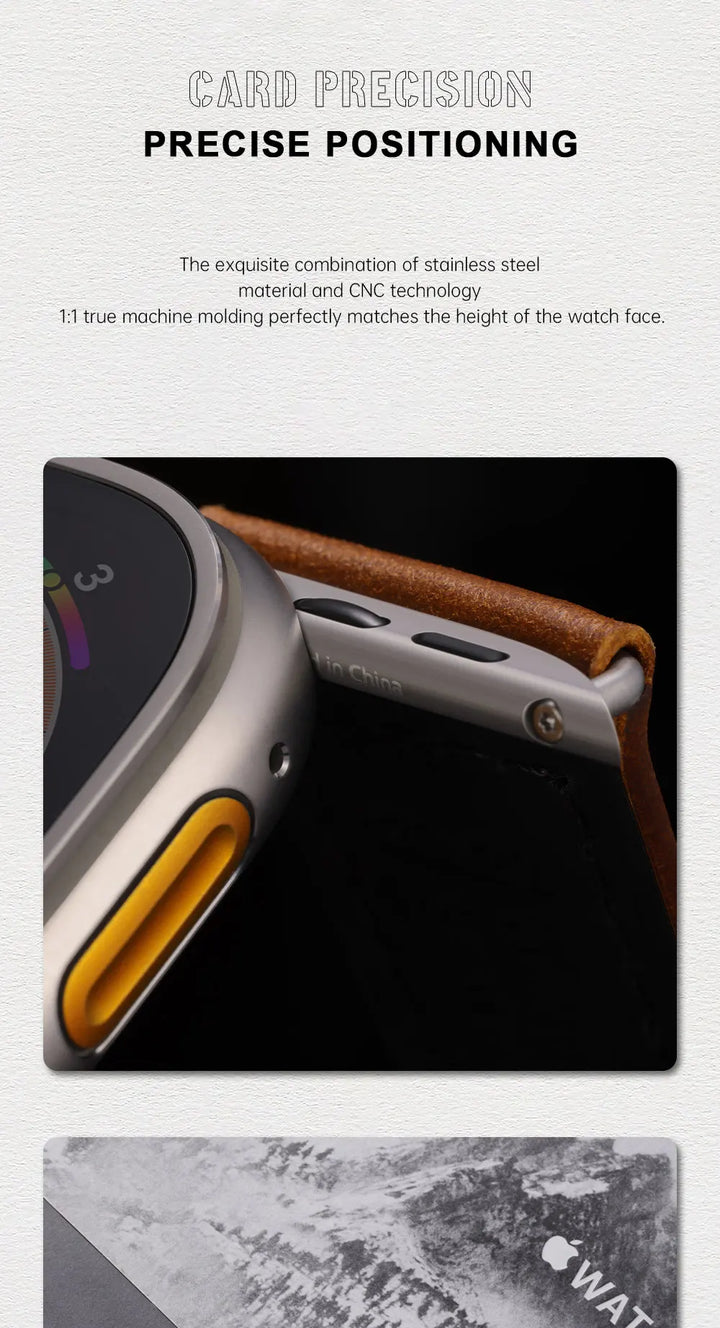 2pcs Original 1:1 Apple Watch Series 10 Ultra Adapter For Apple Watch Strap 49mm 46mm 42mm Stainless Steel Connector