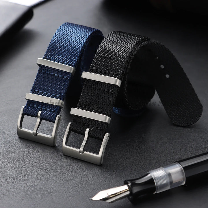 Nylon Military Watch Strap (18–22mm) – Unisex