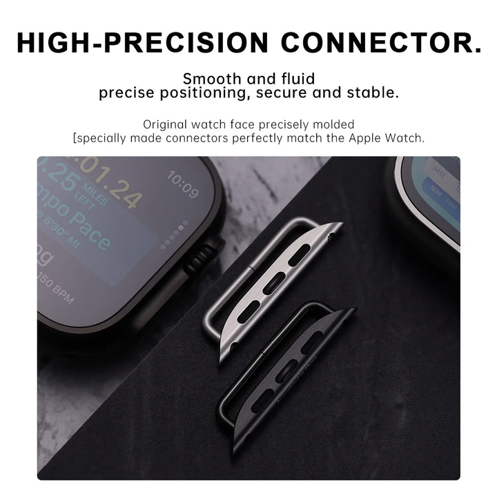 2pcs Original 1:1 Apple Watch Series 10 Ultra Adapter For Apple Watch Strap 49mm 46mm 42mm Stainless Steel Connector