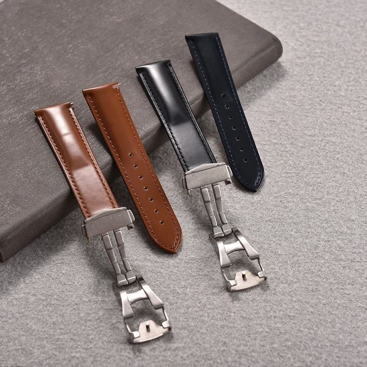 NATOBELT 19–22mm Quick Release Smooth Watch Strap – Folding Buckle for Omega, MoonSwatch & Seiko