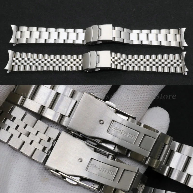 316L Stainless Steel Watch Strap for Seiko SKX Series – Oyster/Jubilee (20-22mm)